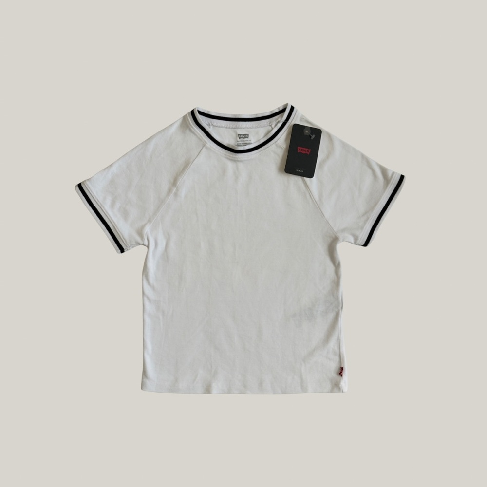 NWT Levi’s Oracle Shrunken Ringer White Tee | Size M